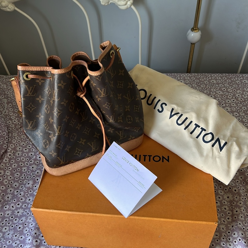 Louis Vuitton Petite Noe Shoulder Bag W/BOX, DUST COVER &Receipt